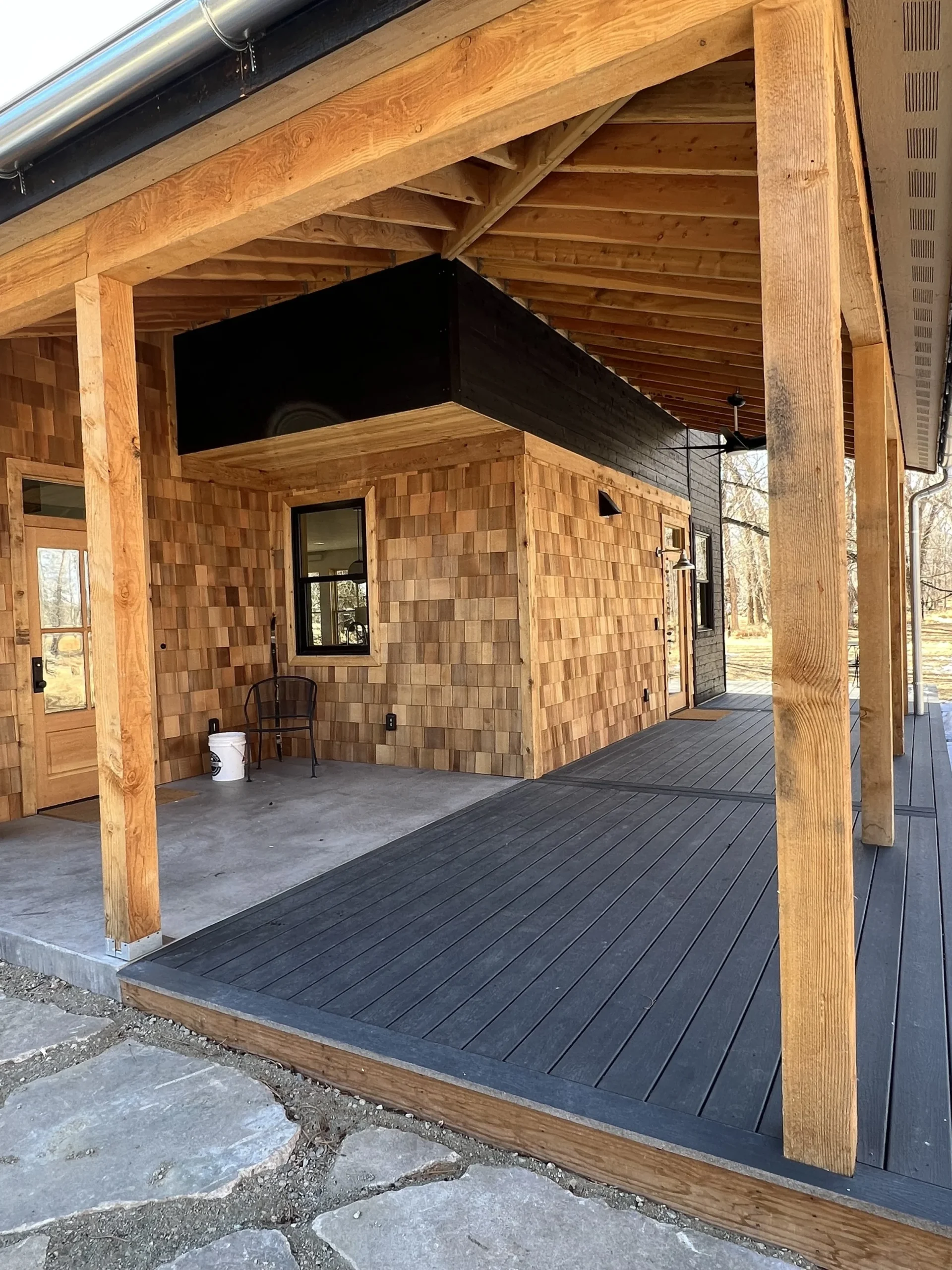 Exterior of new house - ustom Home Builders S&T Construction Company Buena Vista Colorado