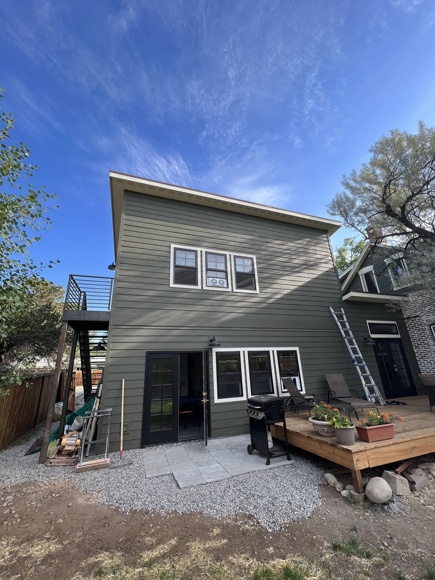 Exterior of home addition ADU - Builders S&T Construction Company Buena Vista Colorado