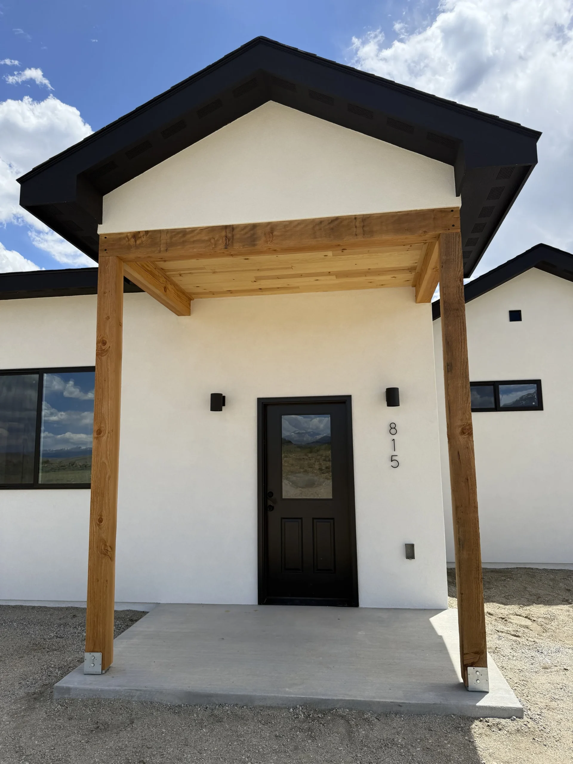 Entrance to Ridgeline home - Mountain View Custom Home Builders S&T Construction Company Buena Vista Colorado