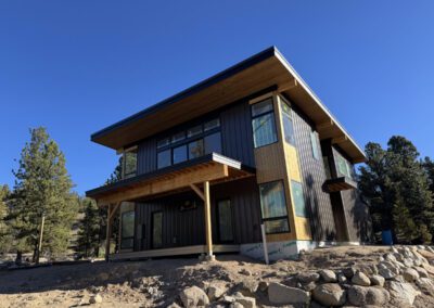 Hybrid Modular and Stick Built Home exterior in Twin Lakes, Colorado | S&T Construction Custom Home Builders