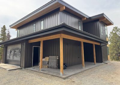 Hybrid Modular and Stick Built Home exterior in Twin Lakes, Colorado | S&T Construction Custom Home Builders