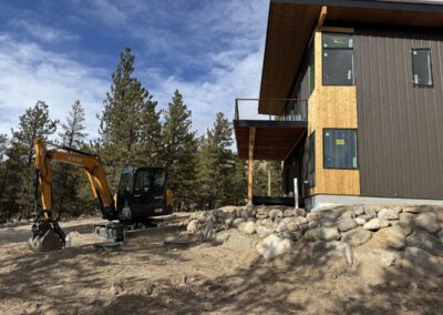 Hybrid Modular and Stick Built Home exterior in Twin Lakes, Colorado | S&T Construction Custom Home Builders