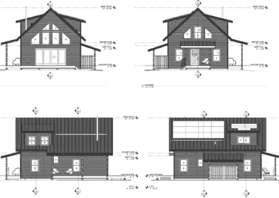 Custom cabin blueprint by S&R Construction Buena Vista Colorado