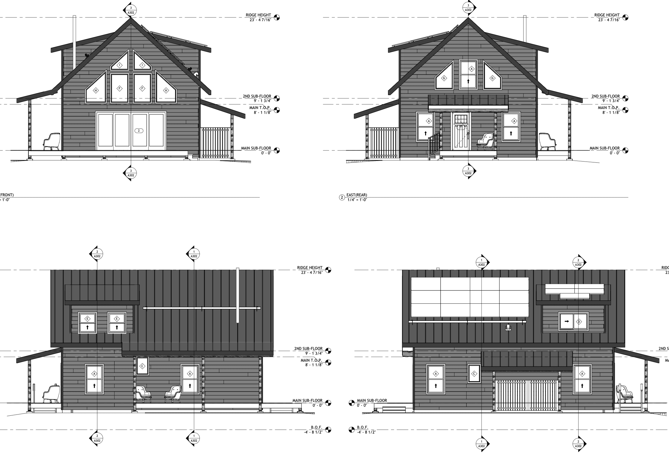 Custom cabin blueprint by S&R Construction Buena Vista Colorado