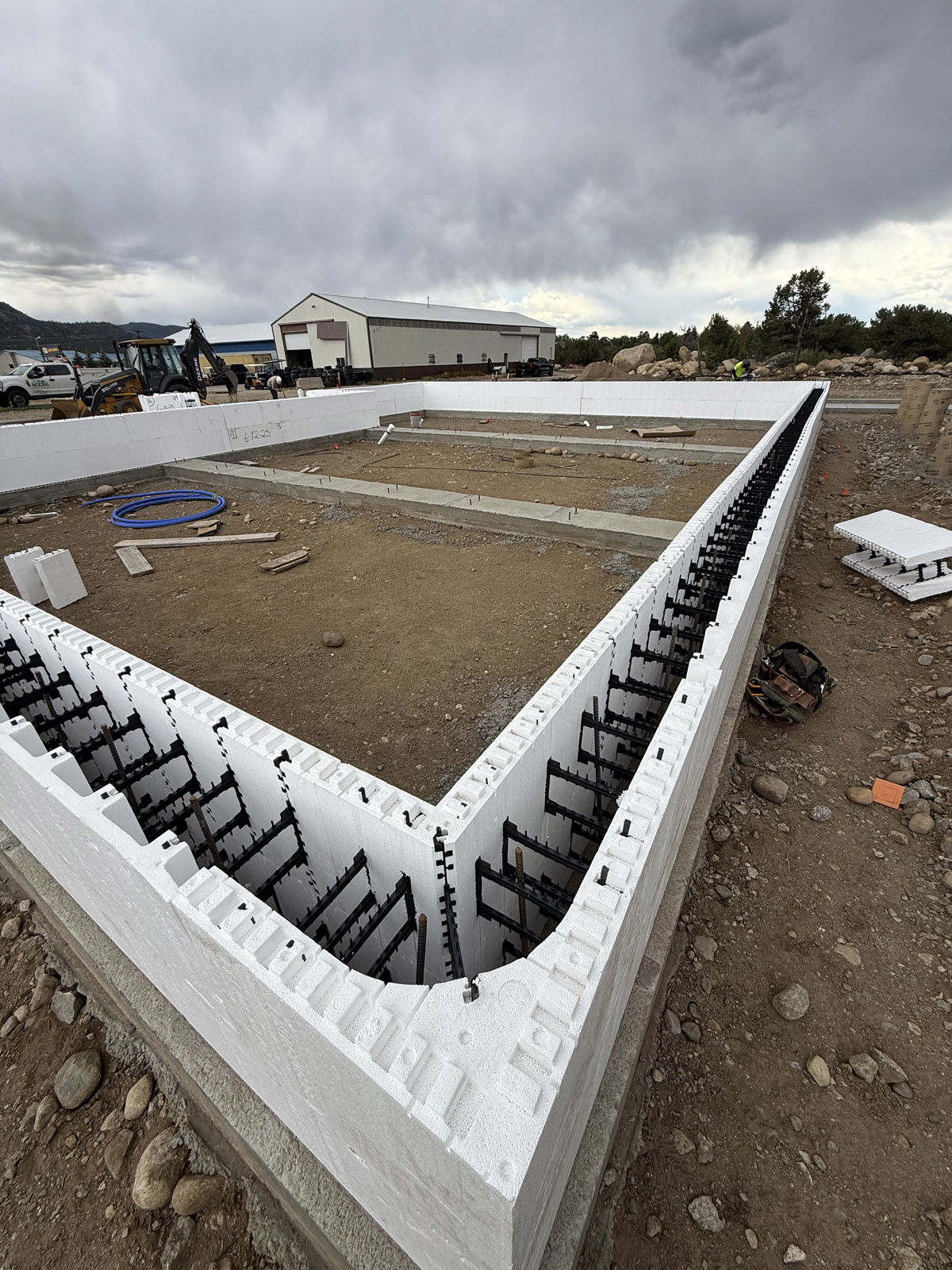 slab vs crawlspace Custom Homes Buena Vista Colorado S and T Construction ICF Forms Image