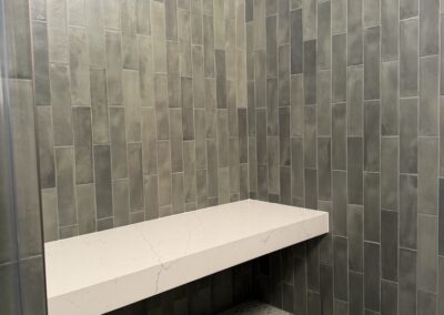 custom bench in tiled shower Custom Home with Lockoff ADU in Buena Vista by S&T Construction 0C637148 8FDA 43B3 A799 37D6AFC730D0 1 105 c